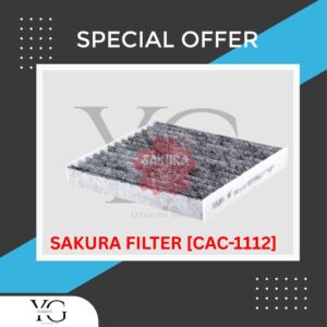 CABIN FILTER - DAIHATSU LANDROVER LEXUS SUBARU TOYOTA - CAC-1112 - 87139-06050 / 87139-06080