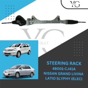 STEERING RACK - NISSAN GRAND LIVINA LATIO SLYPHY [ELEC] - DK48011-CJ41AYR