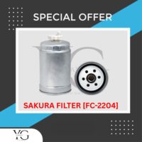 FUEL FILTER - KIA CAREN 2.0L D4EA - FC-2204 - 0K2KK-13480