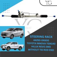 STEERING RACK - TOYOTA INNOVA TGN140 HILUX REVO (2WD) (WITHOUT TIE ROD END) - DK44250-0K600AG