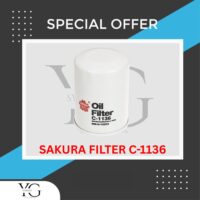 OIL FILTER - TOYOTA 1AZ 2AZ  - C-1136 - 90915-YZZE2