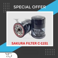 OIL FILTER - MAZDA T4000 ISUZU ELF150 ELF250 2800CC 4JB1 - C-1151 - 90915-10004
