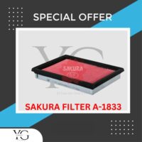 AIR FILTER - NISSAN JUKE F15 PULSAR C12 X-TRAIL T31 MARCH K13 SUNNY B14 CITY OLD - A-1833 - 16546-73C10