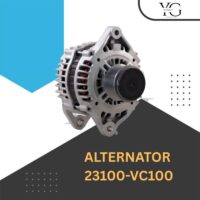 ALTERNATOR - NISSAN PATROL 3.0L ZD30 (7PK) 90A CLUTCH PULLEY - 23100-VC100