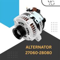ALTERNATOR - TOYOTA CAMRY ACV30 RAV 4 2001'-2004' (7PK) 80A 3S/PIN - 27060-28080