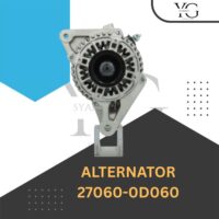 ALTERNATOR - TOYOTA COROLLA ALTIS NZE121 1.6L 1.8L 80A (3PIN) - 27060-0D060