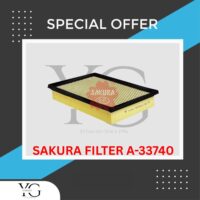 AIR FILTER -TOYOTA INNOVA FORTUNER HILUX 2015' 2018' 1GD 2GD FTV 2TR FE 1GR FE - A-33740 - 17801-0L040