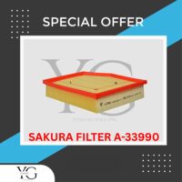 AIR FILTER - TOYOTA ALPHARD AGH30 GGH30 VELLFIRE MARKX GRX130 135 2ARFE 2GR FE 4GR FSE LEXUS GS450 GS350 - A-33990 - 17801-31100