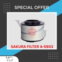 AIR FILTER - TOYOTA INNOVA FORTUNER HILUX 2005'-2015' 1KD 2KD - A-5903 - 17801-0C010