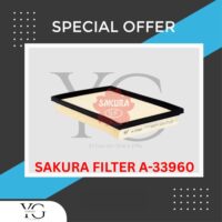 AIR FILTER - TOYOTA CAMRY ASV51 AVV50 2.0L 2.5L 2AR 6AR FE LEXUS RX450 - A-33960 - 17801-0V020/30/38010