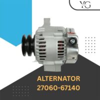 ALTERNATOR - TOYOTA 1KZ 80A 12V 3S/PIN (DOUBLE PULLEY) - 27060-67140