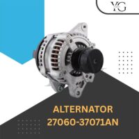 ALTERNATOR - TOYOTA WISH 1.8L 2.0L ZGE2# 2ZR 100A 6PK 4S/PIN (L,IG,M,RLO) - 27060-37071AN