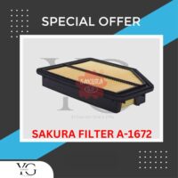 AIR FILTER - HONDA CRV RE1 RE2 RE5 2.0L - A-1672 - 17220-RZP-Y00