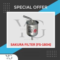 FUEL FILTER - NISSAN PATROL Y60 4.2L TB42 SKYLINE CEFIRO A31 2.0L 2.5L RB20 RB25 SUNNY B13 B14 1.6L 1.8L GA16 SR18 - FS-1804 - 16400-72L00