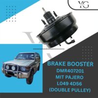 BRAKE BOOSTER - MITSUBISHI PAJERO L049 4D56 DOUBLE PULLEY - DMR407201