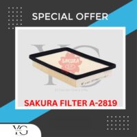 AIR FILTER - HYUNDAI SONATA TRAJET COUPE 2.0L 2005' G4GC ELANTRA 1.6L 1.8L 2.0L KIA SPORTAGE G4ED G4GB - A-2819 - 28113-2D000