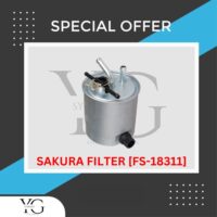 FUEL FILTER - NISSAN URVAN NV350 E26 (WITH T-VALVE HOLE BELOW) - FS-18311 - 16400-ES60B
