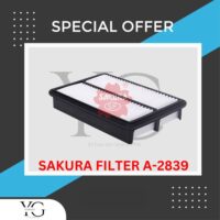 AIR FILTER - HYUNDAI TUCSON KIA SPORTAGE 2.0L 2004'-2009' D4EA G4GC CERATO 1.5L 1.6L D4FA D4FB - A-2839 - 28113-08000