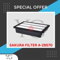 AIR FILTER - HYUNDAI SANTAFE 2.2L 2.7L 3.3L 2005'-2009' D4EB G6EX G6DB - A-28570 - 28113-2B000