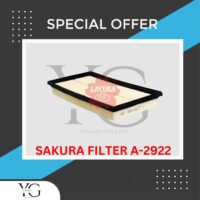 AIR FILTER - KIA SHUMA SPECTRA CARENS 1.6L 1.8L 2.0L 2002'-2006' GA6D G4GC D4EA - A-2922 - 0K2A5-13-Z40A