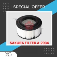 AIR FILTER - KIA PREGIO 2.7L 2004' - A-2934 - 0K74R-23-603