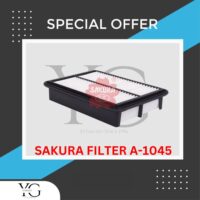 AIR FILTER - MITSUBISHI LANCER CB2 1.5L CB4 1.6L CB5 1.8L PROTON WIRA SATRIA 1.5L 1.6L 1.8L  4G15 4G92 4G93 - A-1045 - MD620737