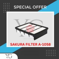 AIR FILTER - MITSUBISHI GALANT EA2A 4G63 SPACE WAGON N84 4G64 FORDRANGER - A-1058 - MR266849