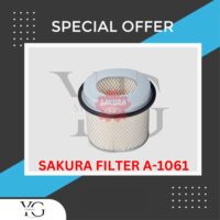 AIR FILTER - MITSUBISHI GALANT E33 E34 E57 E77A 1.8L 2.0L 4D65 4D68 - A-1061 -MD620610