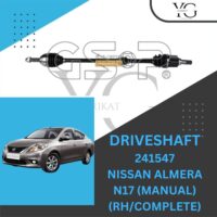 DRIVE SHAFT(RH) - NISSAN ALMERA N17 MANUAL  - 241547
