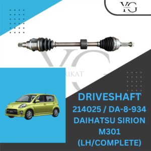 DRIVE SHAFT(LH) - DAIHATSU SIRION - 214025 - DA-8-934