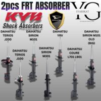 2PCS FRT KYB Excel-G ABSORBER – DAIHATSU TERIOS J200 / TERIOS J100 / SIRION M301 / SIRION M101 / YRV / COURE M701 / COURE M901 / SIRION M101 [BIG]
