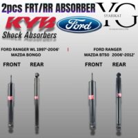 2PCS FRT/RR/RH/LH KYB Excel-G ABSORBER - FORD RANGER BT50 / FORD RANGER WL 1997'-2006' / MAZDA BONGO