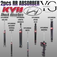 2PCS RR KYB Excel-G ABSORBER – HYUNDAI I30 I40 / ACCENT 2006' / VERNA 2006' / CERTA 1.6L 2018' / GETZ / ATOS [OLD] / MATRIX / I10