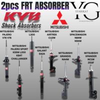 2PCS FRT KYB Excel-G ABSORBER – MITSUBISHI PAJERO V76 V78 / PAJERO SPORT KS5W / L200 KB4T CHALLENGER / L300 / GALANT EA2A / AIRTREK CU2W / GRANDIS NA4W / SPACEWAGON NS4W / XPANDER NC1W 2018'