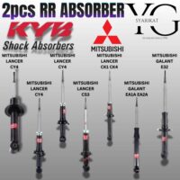 2PCS RR KYB Excel-G ABSORBER – MITSUBISHI LANCER EX CY4 / CS3 / CK1 CK4 / GALANT EA1A EA2A / GALANT E32