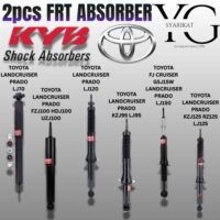 2PCS FRT KYB Excel-G ABSORBER – TOYOTA LANDCRUISER LJ79 / LANDCRUISER PRADO FZJ100 HDJ100 VZJ100 / LANDCRUISER PRADO LJ120 / LANDCRUISER KZJ95 LJ95 / LANDCRUISER PRADO LJ150 FJ CRUISER GSJ15W / LANDCRUISER PRADO KZJ125 RZ125 LJ125