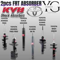 2PCS FRT KYB Excel-G ABSORBER – TOYOTA AVANZA F601 / AVANZA F651 F652 / HIACE KDH200 / KIJANG 5K 7K / INNOVA KUN40 TGN141 / WISH ZGE20