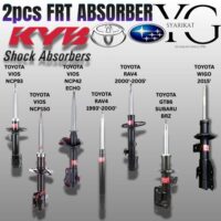 2PCS FRT KYB Excel-G ABSORBER – TOYOTA VIOS NCP93 / VIOS NCP150 / VIOS NCP42 / ECHO / RAV4 1993'-2000' / RAV4 2000'-2005' / GT86 SUBARU BRZ / WIGO 2015'