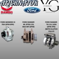 ALTERNATOR - FORD MONDEO III / FORD RANGER WL BT50 2.5L / FORD RANGER T6 2.2L