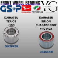 FRONT WHEEL BEARING - DAIHATSU TERIOS J100 / DAIHATSU SIRION CHARADE G202 YRV VIVA