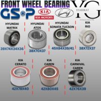 FRONT WHEEL BEARING - HYUNDAI MATRIX / ATOS / SONATA TUCSON / KIA RIO / CERATO / CAREN / CAREN CARNIVAL