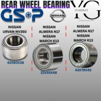 REAR WHEEL BEARING - NISSAN URVAN NV350 / ALMERA N17 MARCH K13 / X-TRAIL T30