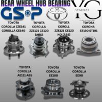 REAR WHEEL HUB BEARING - TOYOTA COROLLA ZZE141 CE140 / COROLLA ZZE121 CE120 [ABS] / CEROLLA ZZE121 CE120 [WITHOUT ABS] / CORONA ST190 ST191 / COROLLA AE111 [ABS] / COROLLA EE100 / COROLLA EE90