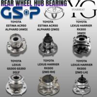 REAR WHEEL HUB BEARING - TOYOTA ALPHARD ESTIMA ACR50 [4WD] /  ALPHARD ESTIMA ACR50 [2WD] / LEXUS HARRIER RX300 [4WD] / LEXUS GS300 GS350 2013' / LEXUS HARRIER RX300 [2WD RH] / LEXUS HARRIER RX300 [2WD LH]